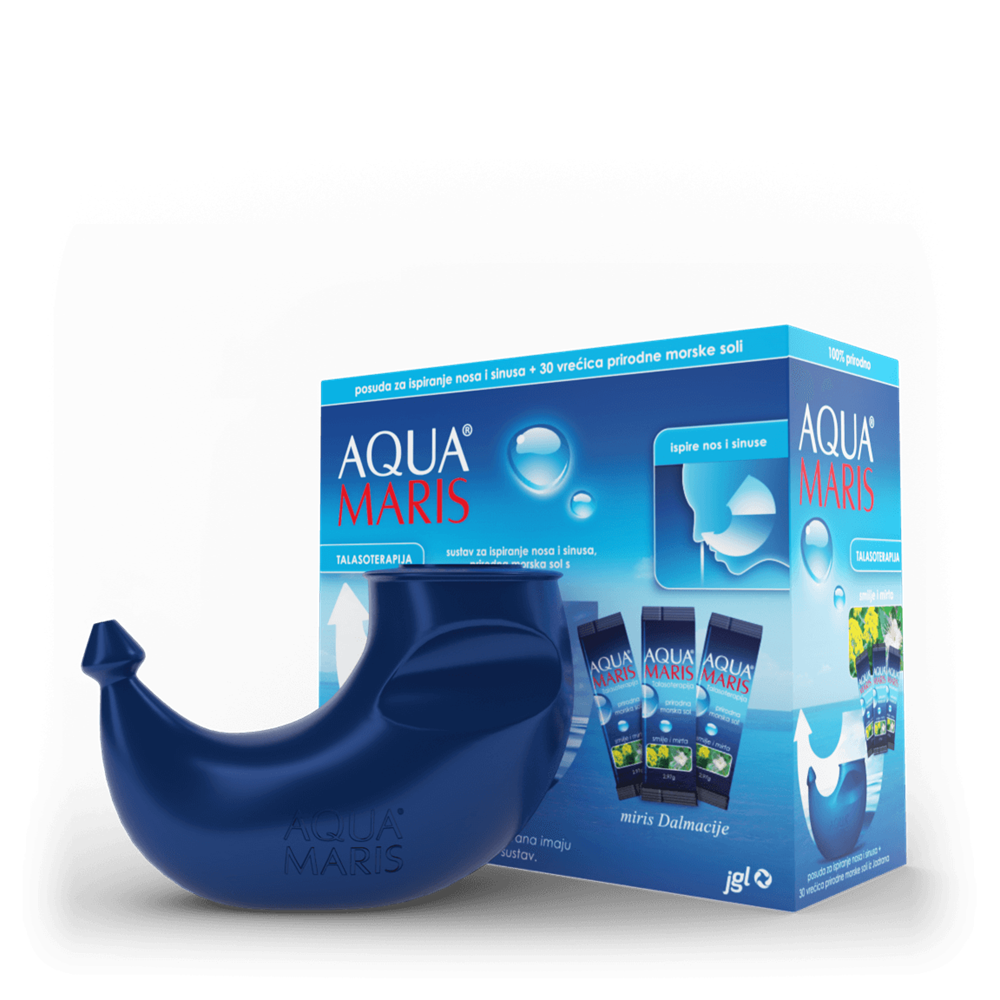 AQUA MARIS TALASOTERAPIJA sustav za ispiranje nosa + 30 vrećica