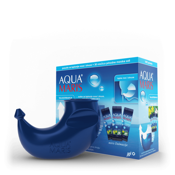 AQUA MARIS TALASOTERAPIJA sustav za ispiranje nosa + 30 vrećica