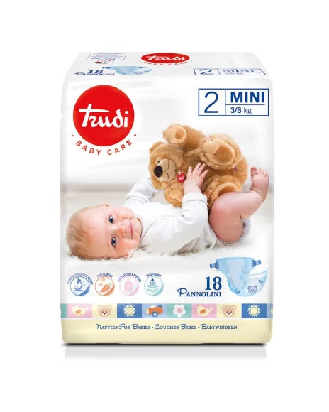 Trudi Dry Fit pelene 2 MINI 3-6kg 18 pelena