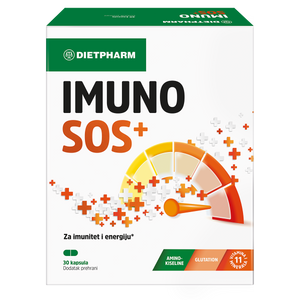 Dietpharm Imuno SOS+ prašak 30 kapsula, dodatak prehrani
