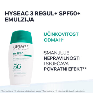 Uriage Hyseac 3-REGUL+ SPF50+ emulzija 50 ml