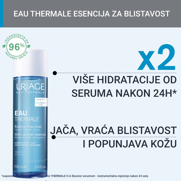 Uriage EAU THERMALE esencija za blistavost kože 100 ml