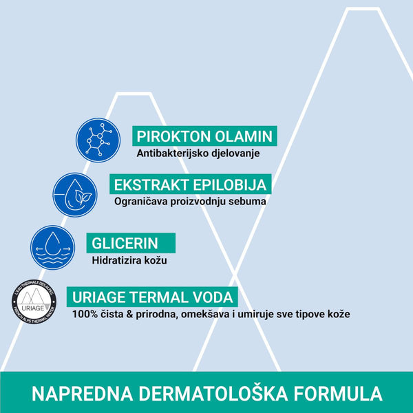 Uriage Hyseac gel za pranje masne i mješovite kože 150 ml