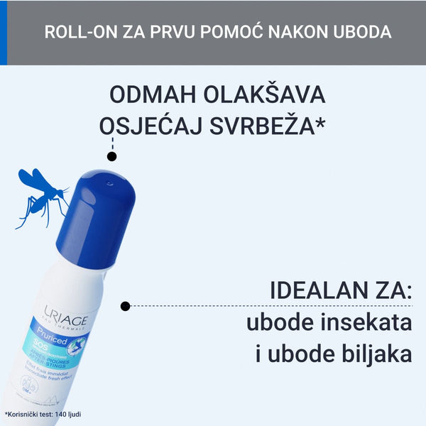 Uriage Pruriced SOS umirujući roll-on nakon uboda 15 ml