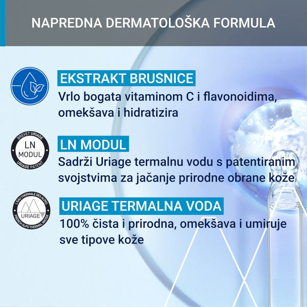 Uriage Micelarna voda za čišćenje normalne do suhe kože 500 ml