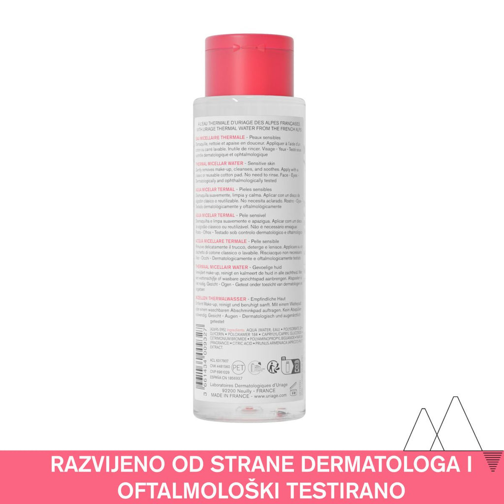 Uriage Termalna micelarna voda za osjetljivu kožu s ekstraktom marelice 100 ml