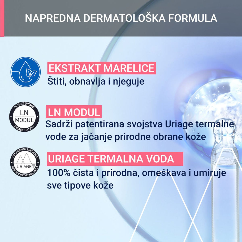 Uriage Termalna micelarna voda za osjetljivu kožu s ekstraktom marelice 100 ml