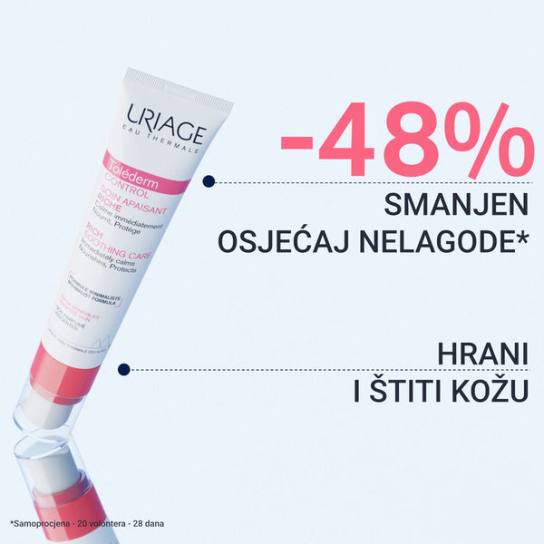 Uriage Tolederm Control Bogata umirujuća krema 40 ml