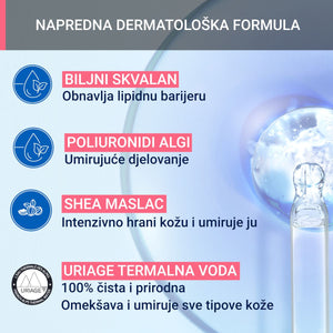 Uriage Tolederm Control Bogata umirujuća krema 40 ml