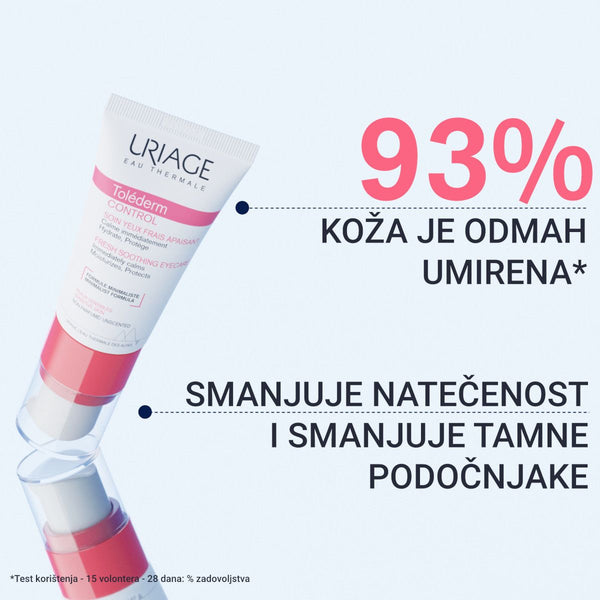 Uriage Tolederm Control umirujuća krema za područje oko očiju 15 ml