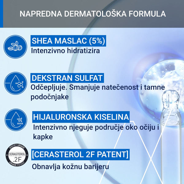 Uriage Xemose krema za područje oko očiju 15 ml