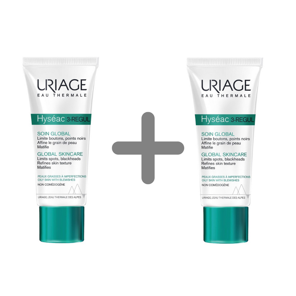 Uriage HYSEAC 3-regular emulzija 40 ml 1+1 GRATIS (ROK:31.08.2025.)