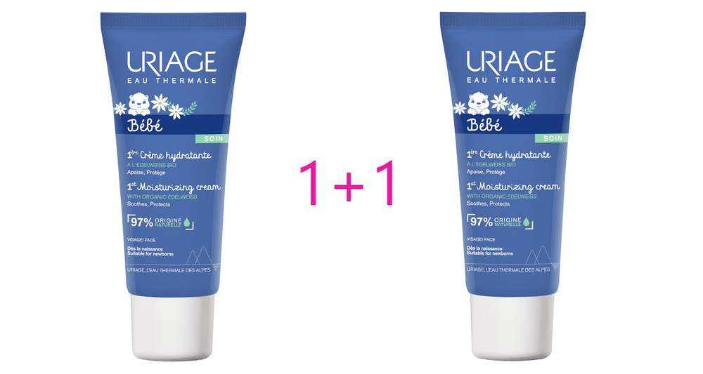 Uriage 1er Bebe Prva krema za njegu lica 40 ml 1+1 GRATIS