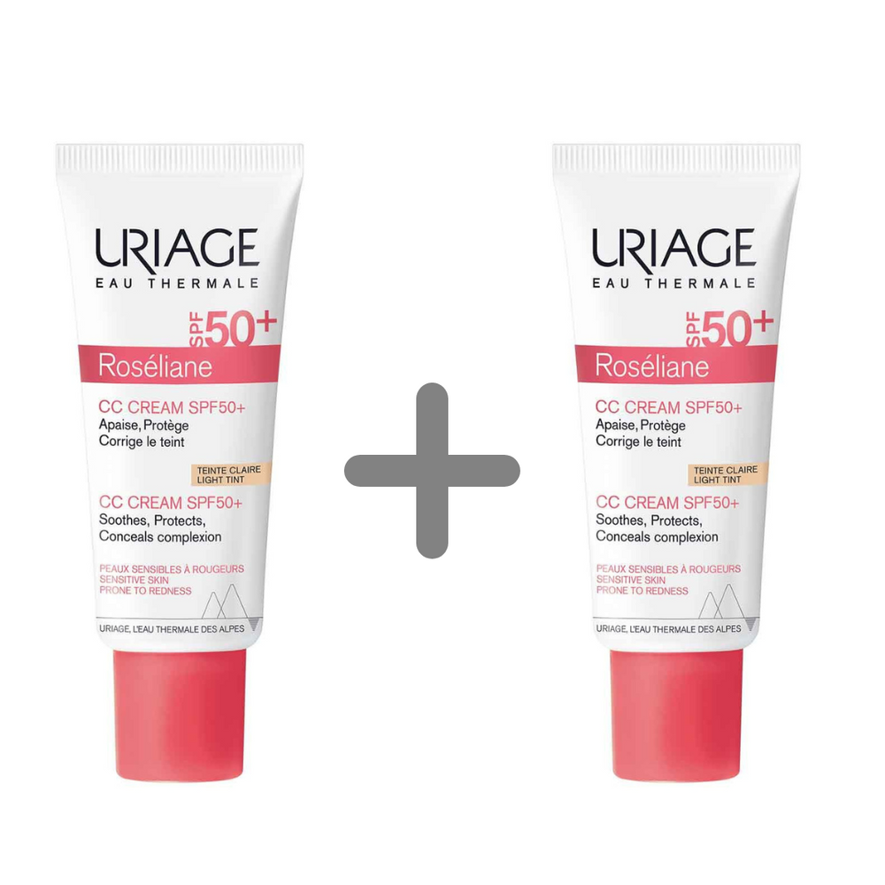 Uriage Roseliane CC krema SPF50+ 40 ml 1+1 GRATIS