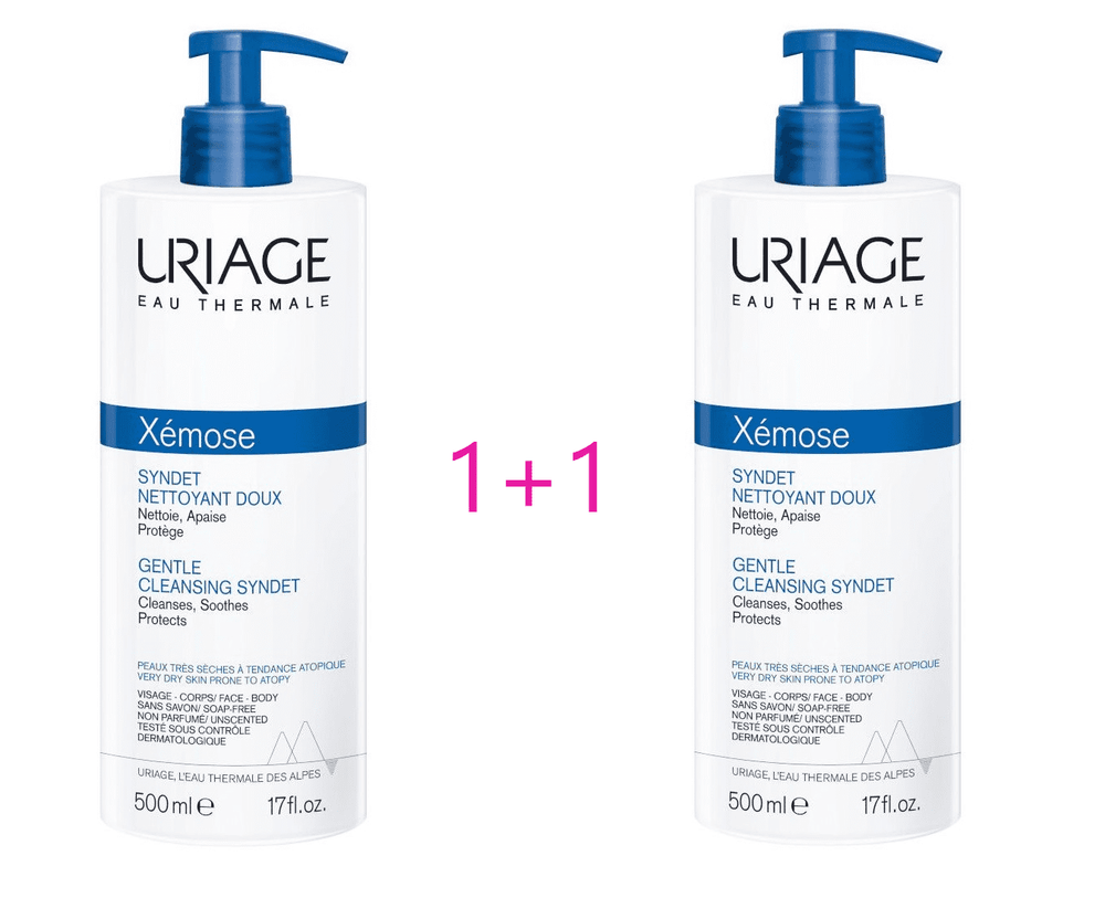 Uriage XEMOSE Sindet 500 ml 1+1 GRATIS