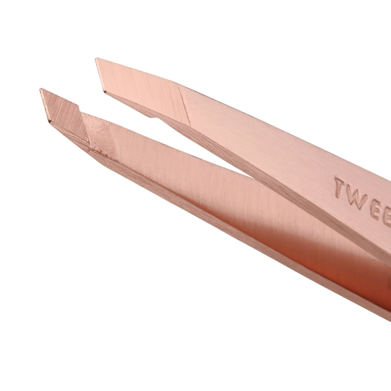 Slant Tweezer Pinceta s kosim vrhom rose gold