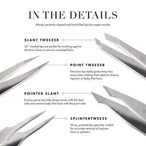 Slant Tweezer Pinceta s kosim vrhom ultra precision