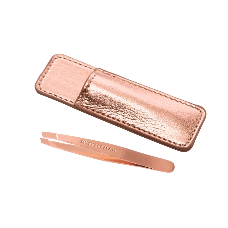 Slant Tweezer Set za obrve rose gold