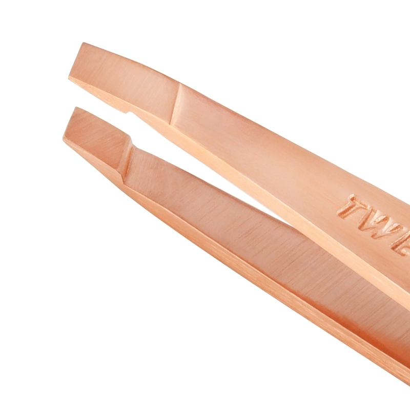 Slant Tweezer Mini Pinceta s kosim vrhom rose gold