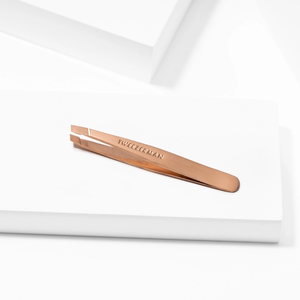 Slant Tweezer Mini Pinceta s kosim vrhom rose gold