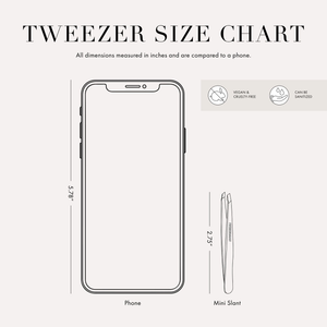 Slant Tweezer Mini Pinceta s kosim vrhom ultra precision