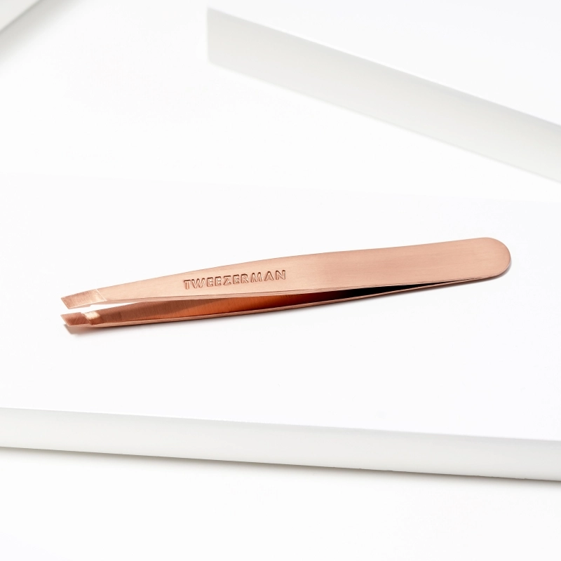 Slant Tweezer Pinceta s kosim vrhom rose gold