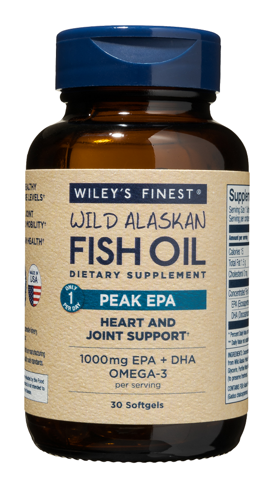 Wiley's Finest Wild Alaskan Fish Oil Peak EPA 30 kapsula, dodatak prehrani