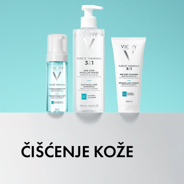 vichy čišćenje kože, njega