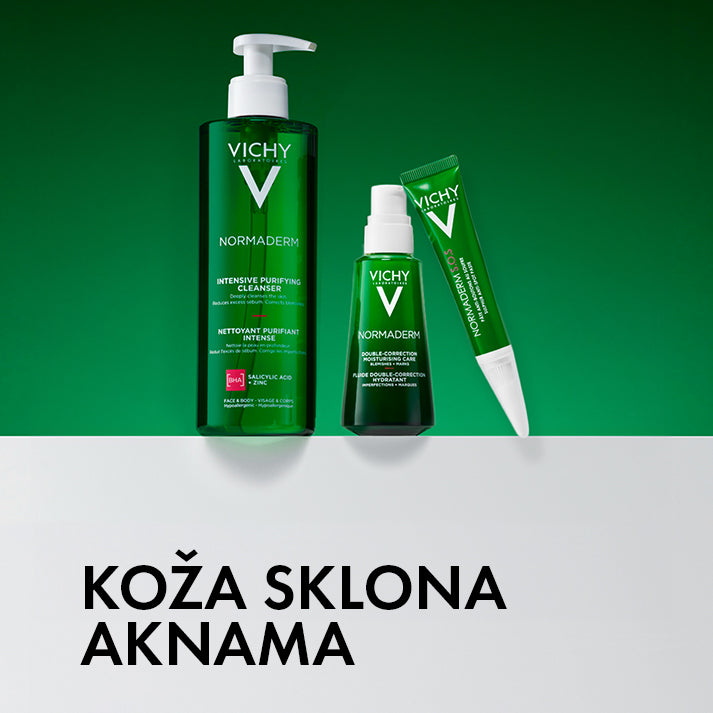 vichy njega kože sklona aknama, normaderm