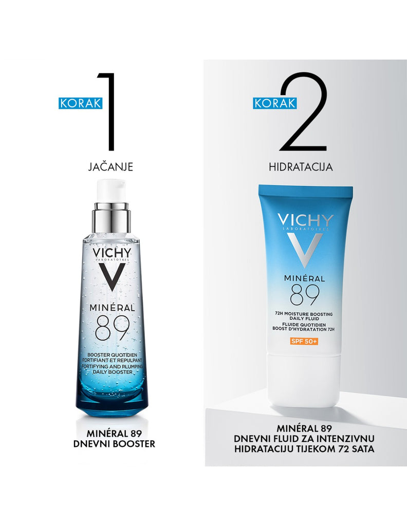 VICHY MINÉRAL 89 Dnevni fluid za intenzivnu hidrataciju tijekom 72 sata, 50 ml