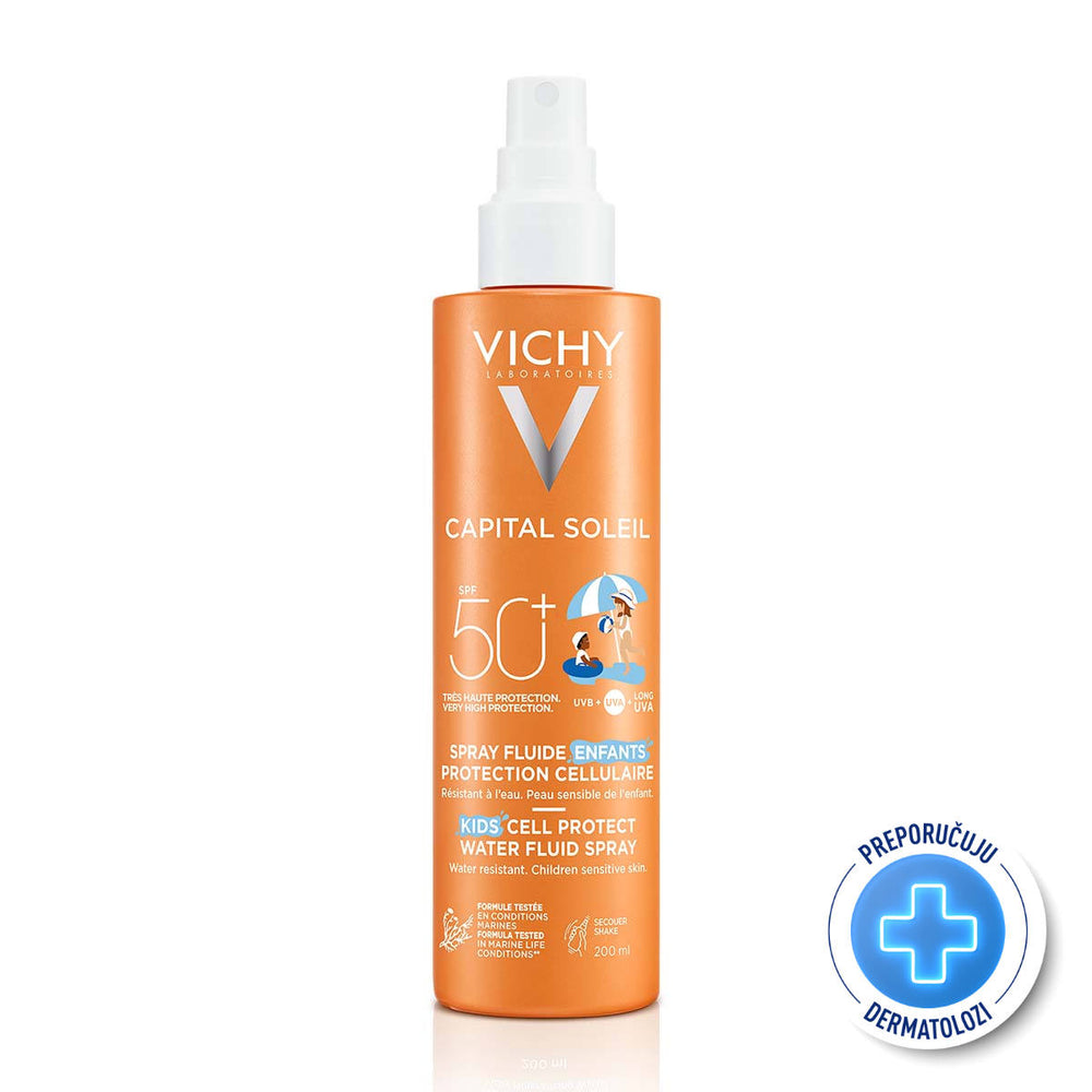 Vichy CAPITAL SOLEIL Vodeni fluid u spreju za djecu SPF50+ 200 ml