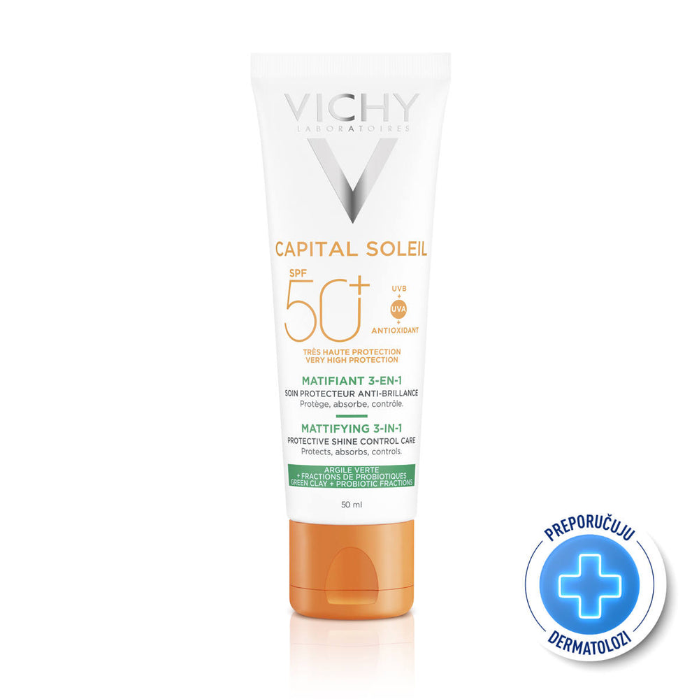 Vichy CAPITAL SOLEIL Matirajuća 3u1 njega SPF50+ 50 ml