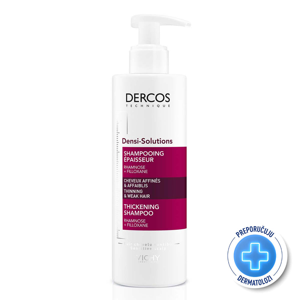 Vichy Dercos Densi-Solutions Šampon za tanku i slabu kosu 250 ml