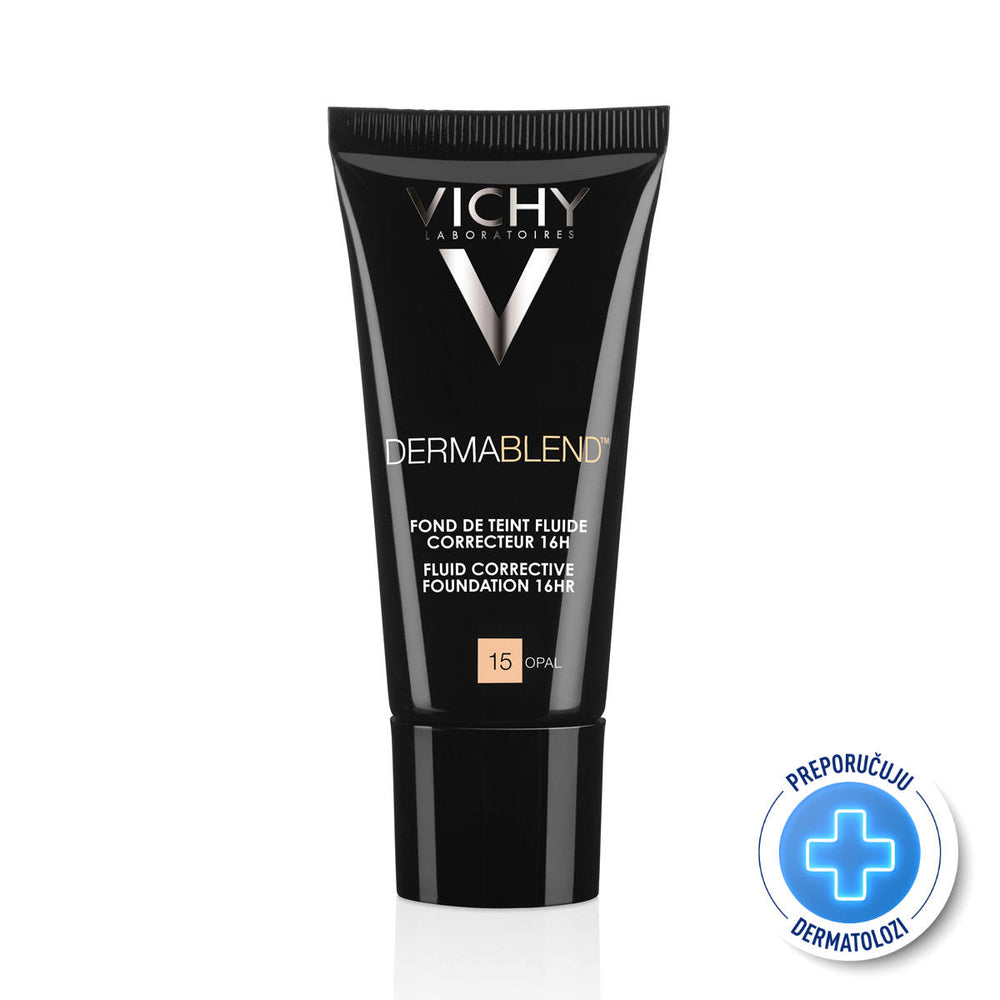 Vichy Dermablend korektivni tekući puder-nijansa 15 Opal 30 ml