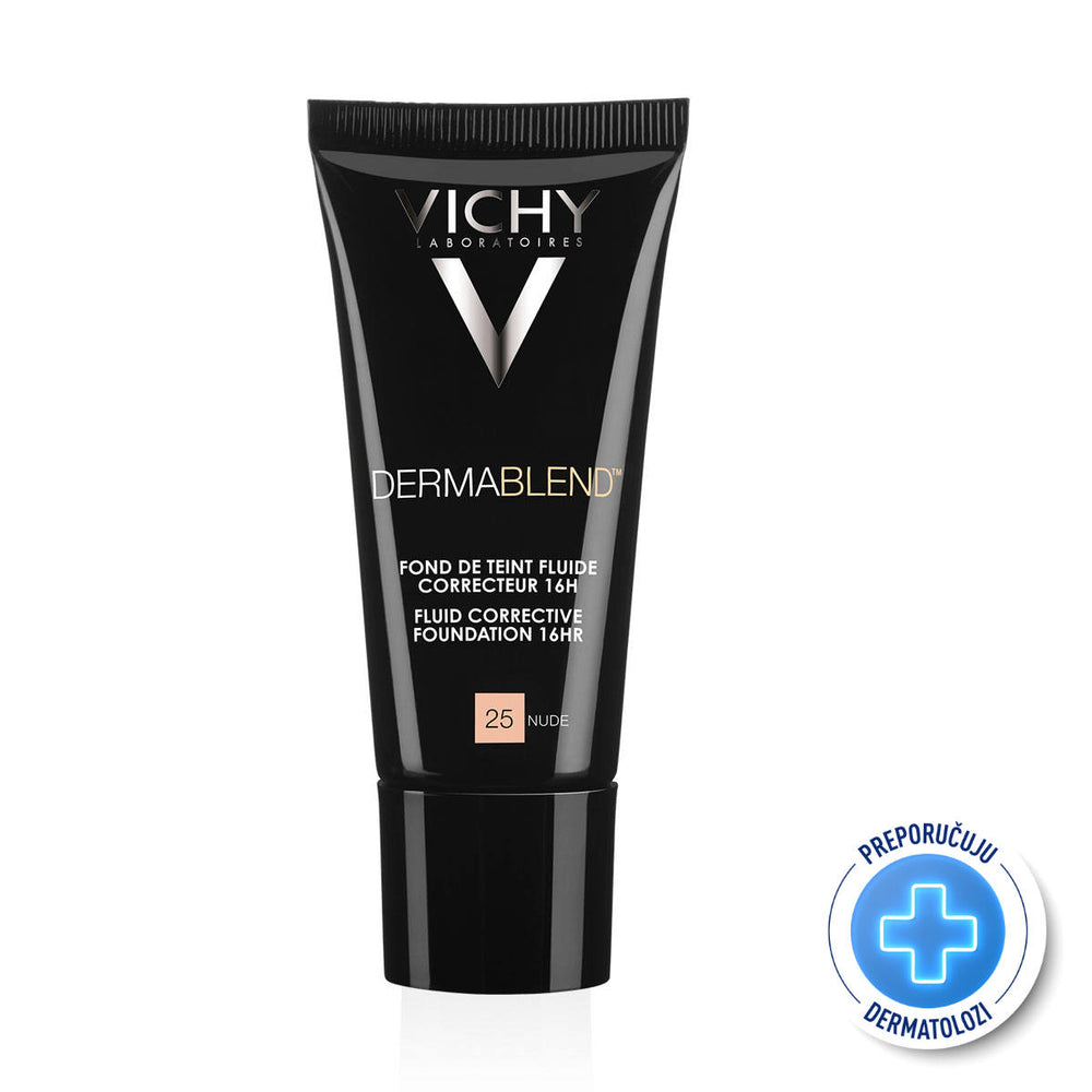 Vichy Dermablend korektivni tekući puder-nijansa 25 Nude 30 ml