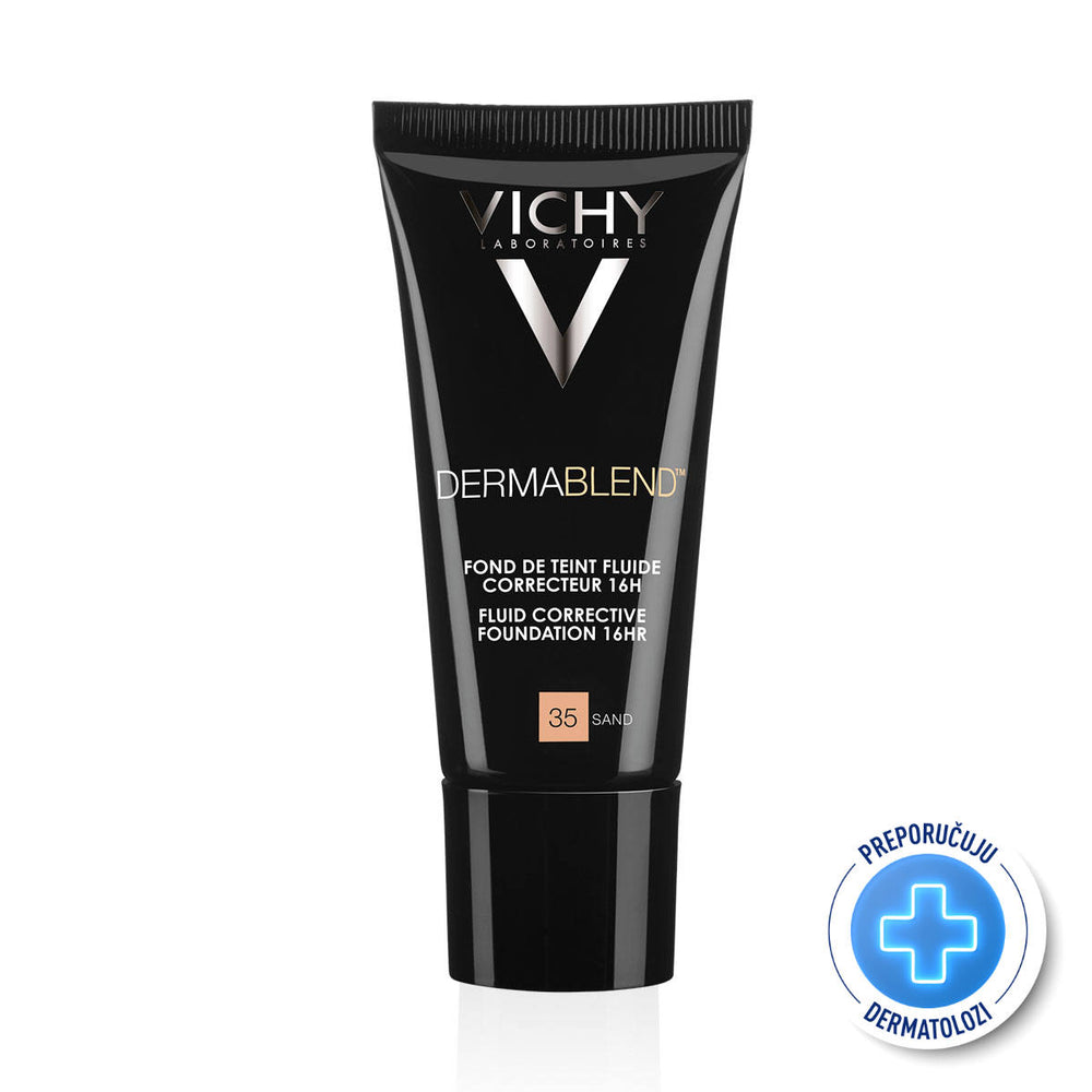 Vichy Dermablend korektivni tekući puder-nijansa 35 Sand 30 ml