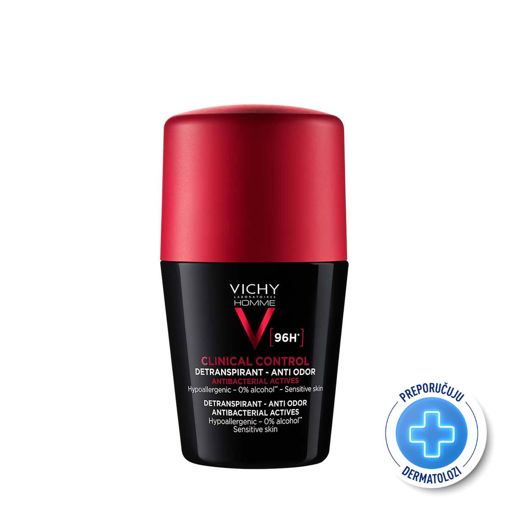 Vichy Homme Deo Roll on Clinical Control 96h 50 ml