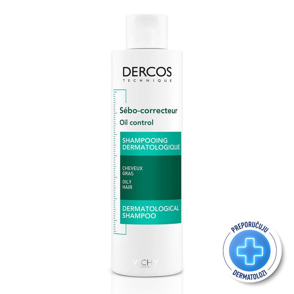 Vichy Dercos Šampon za regulaciju masnoće vlasišta 200 ml