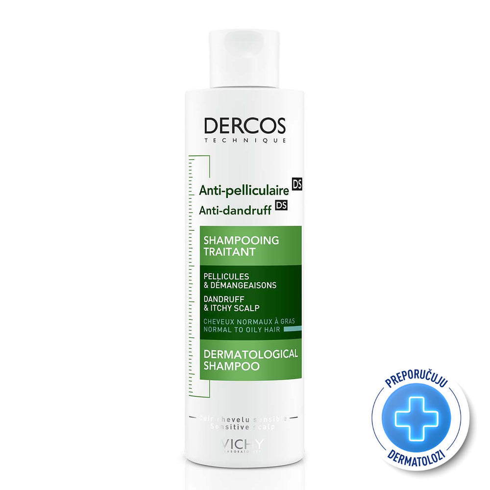 Vichy Dercos šampon protiv prhuti za normalnu ili masnu kosu 200 ml