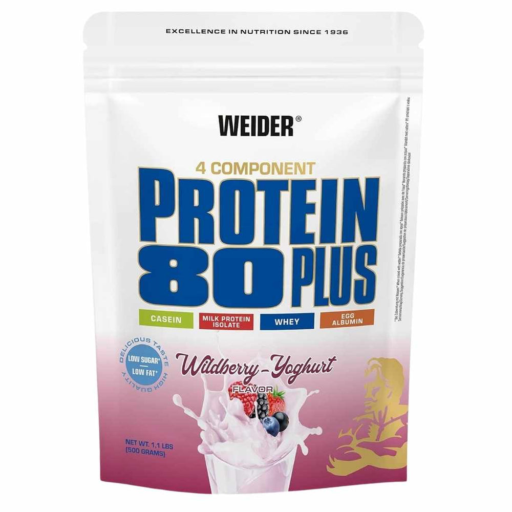 Weider Protein 80 plus od šumskog voća-jogurt 500 g, dodatak prehrani