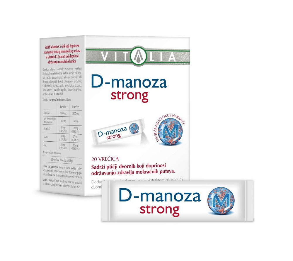 Vitalia D-manoza Strong 20 vrećica, dodatak prehrani