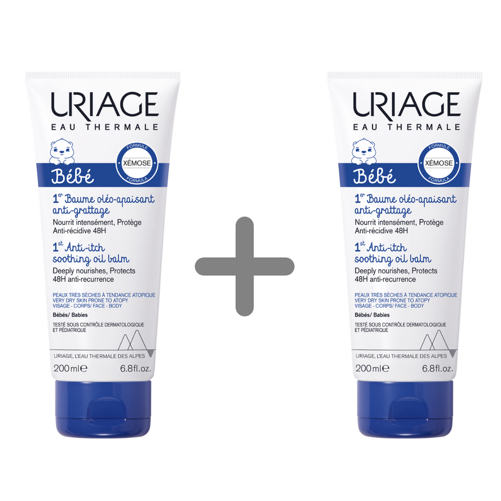 Uriage Bebe 1er Xemose prvi uljni balzam 200 ml 1+1 GRATIS