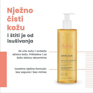Avene XeraCalm A.D relipidirajuće ulje za čišćenje 400 ml