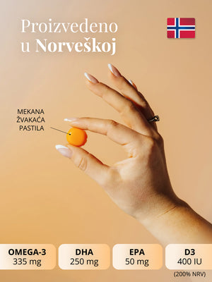EQUA Omega-3 pastile 30 komada, dodatak prehrani