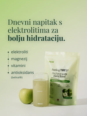 EQUA Recharge Tonic okus zelene jabuke 20 vrećica, dodatak prehrani