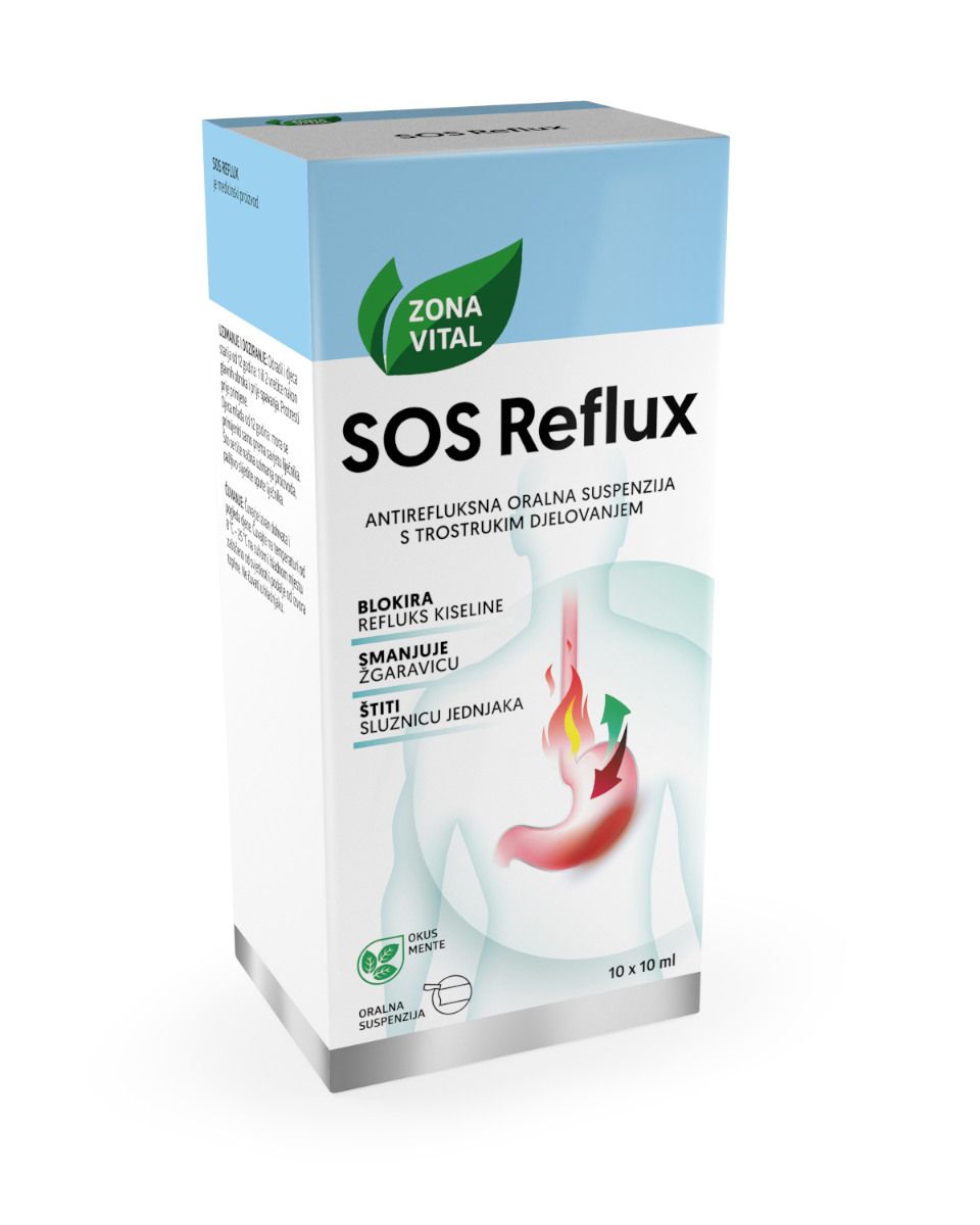 Zona Vital SOS Reflux vrećice 10 x 10 ml