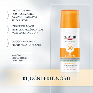 Eucerin Oil Control Dry Touch gel-krema SPF30 50 ml