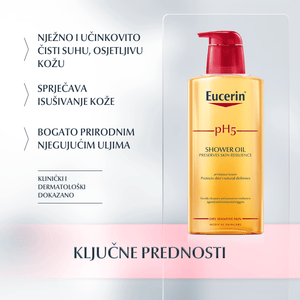 Eucerin pH5 ulje za tuširanje 400 ml