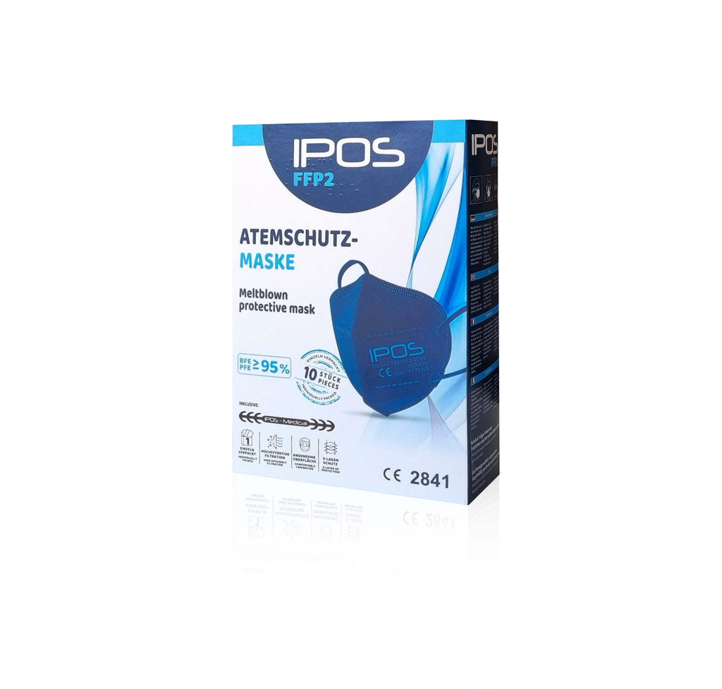 Maska zaštitna IPOS FFP2 plava 1 kom