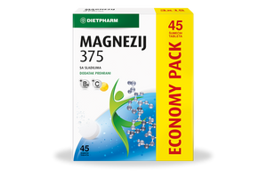 Dietpharm Magnezij 375 šumeće tablete 45 kom